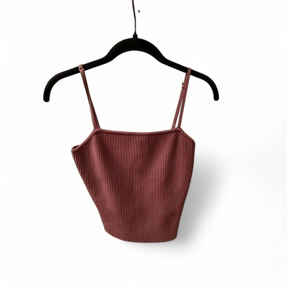 NWT House of Harlow 1960 crop knit tank top, slight flaw on strap, pictured.